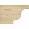 Ekena Millwork Newport Rough Sawn Rafter Tail, Douglas Fir, 4"W x 12"H x 18"L RFT04X12X18NEW00RDF - alternate 2